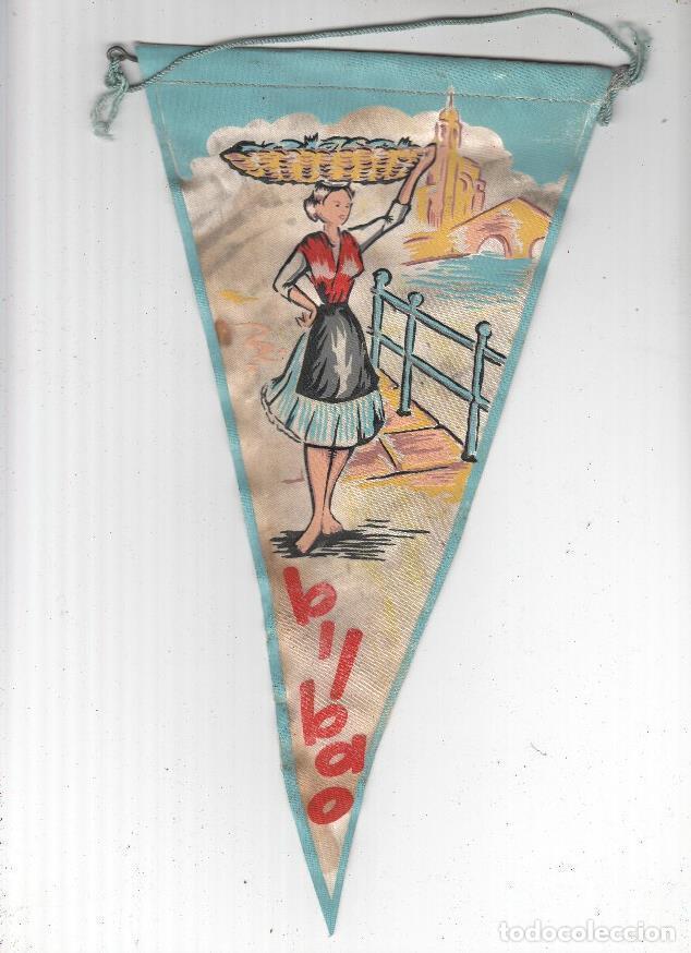 Collection pennants: BANDERIN: BILBAO - vista de mujer llevando pescado - VARIOS