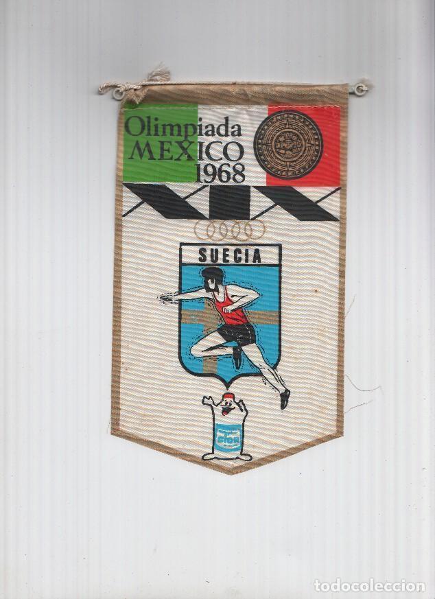 Collection pennants: Banderin Olimpiada Mexico 1968 : Suecia (Editor detergentes Gior)