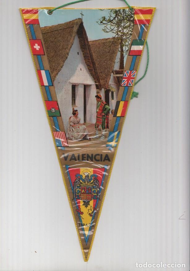Collection pennants: BANDERIN: VALENCIA - Imagen de BARRACAS VALENCIANAS y trajes tipicos - VARIOS