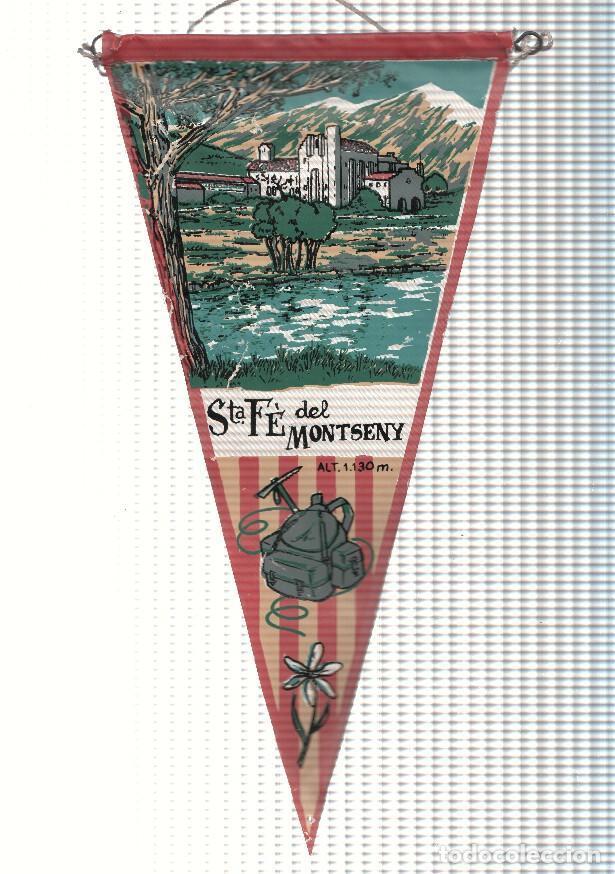 Collection pennants: BANDERIN: SANT CELONI, Barcelona - Ilustracion de SANTA FE DEL MONTSENY - VARIOS