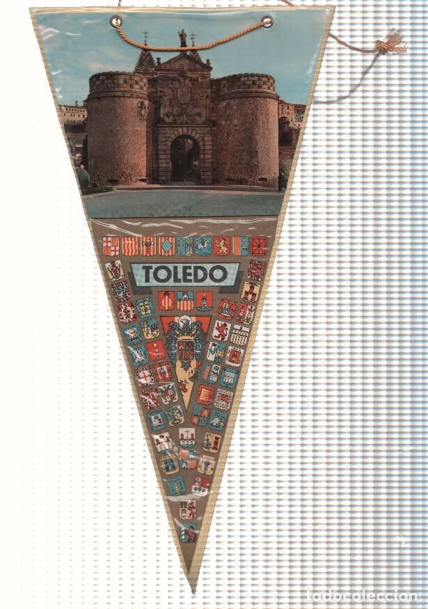 Collection pennants: BANDERIN: TOLEDO - Imagen frontal de la PUERTA NUEVA DE VISAGRA en Toledo - VARIOS