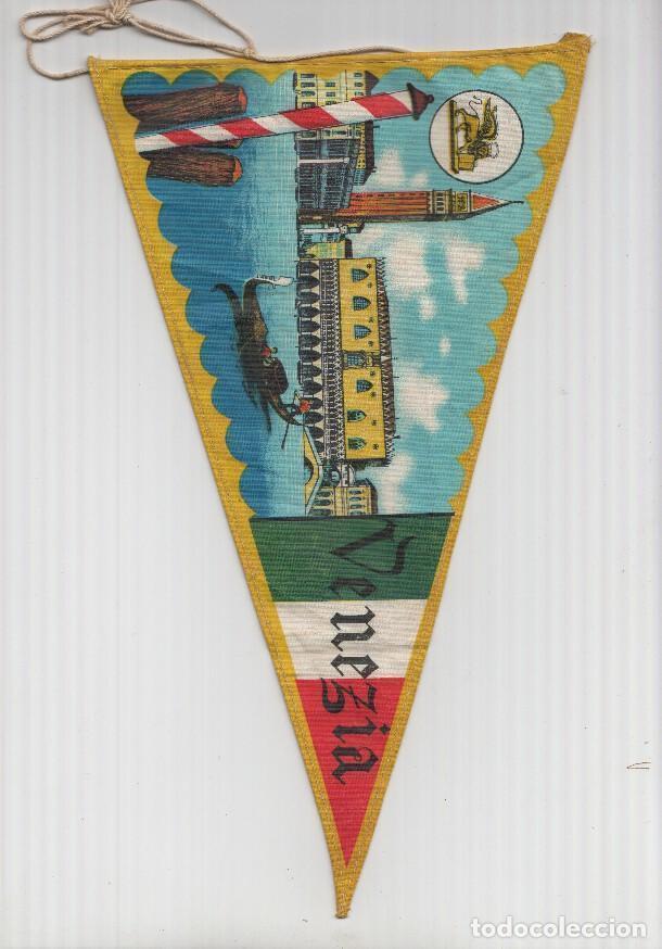 Collection pennants: BANDERIN: VENECIA, Italia - Imagen de Gondola y Palacio Ducal de Venezia - VARIOS