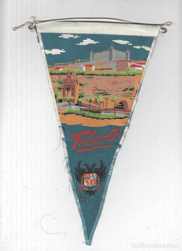 Sammlung von Wimpeln: BANDERIN: TOLEDO - Escudo, Puente de Alcantara y Alcazar de Toledo - VARIOS