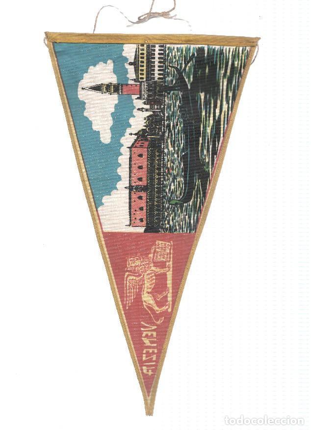 Sammlung von Wimpeln: BANDERIN: VENEZIA/Venecia - Ilustracion de la ciudad de Venecia y Leon de la ciudad - VARIOS