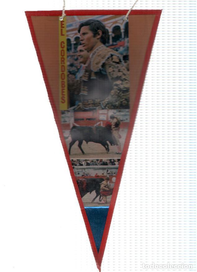 Sammlung von Wimpeln: BANDERIN: MANUEL BENITEZ EL CORDOBES - Banderin del Torero con diferentes pases - Varios