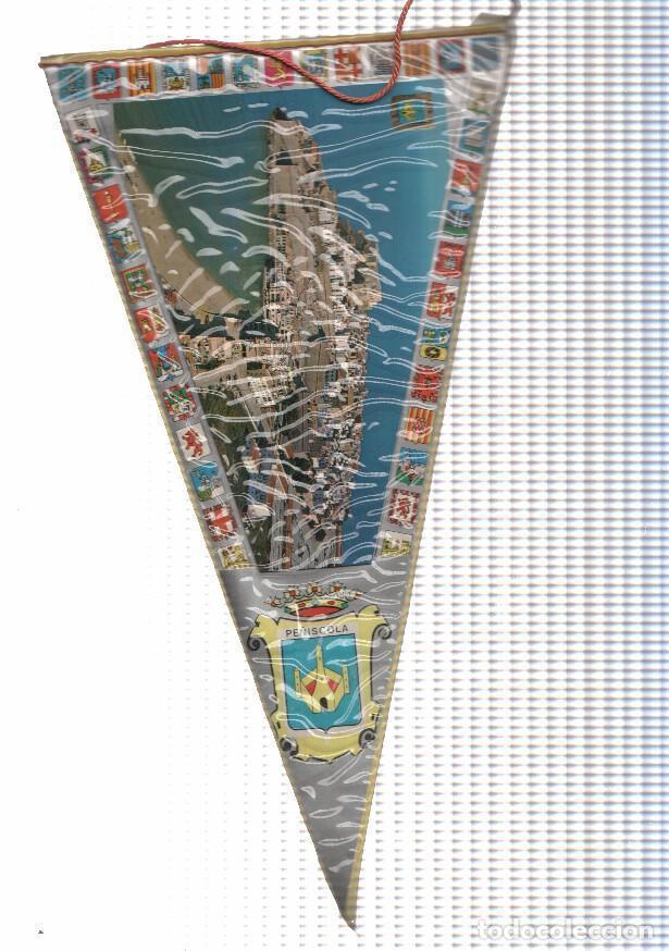 Sammlung von Wimpeln: BANDERIN: PE&Ntilde;ISCOLA, Castellon - Imagen aerea y escudo de la localidad - VARIOS