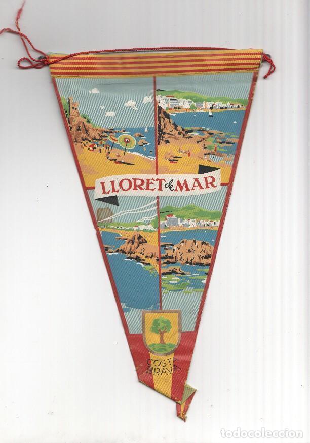 Bandierine di collezione: BANDERIN: LLORET DE MAR, Girona - Diferentes vistas y escudo - VARIOS