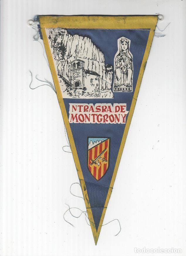 Bandierine di collezione: BANDERIN: MONTGRONY - Nuestra Se&ntilde;ora de Montgrony y escudo - VARIOS