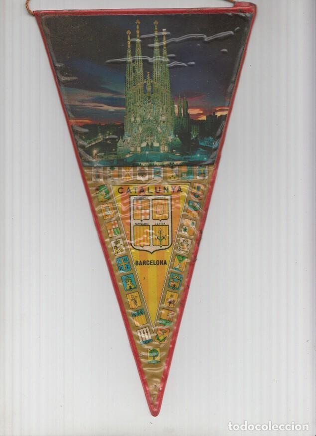 Bandierine di collezione: Banderin: BARCELONA - Imagen Nocturna de la SAGRADA FAMILIA - Varios