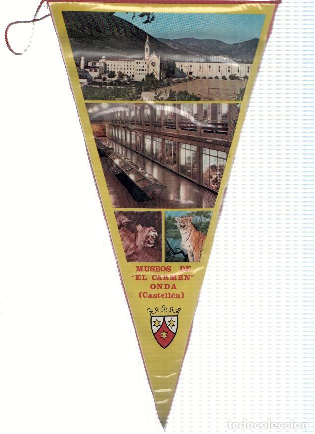 Fanions de collection: BANDERIN: ONDA, Castellon - Imagen exterior e interior del Museo de Ciencias Naturales de EL CARMEN