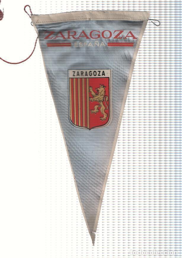 Fanions de collection: BANDERIN: ZARAGOZA - Ilustracion del escudo de la localidad - VARIOS