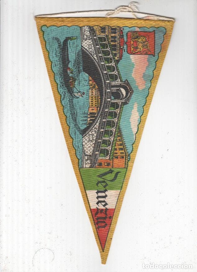 Fanions de collection: BANDERIN: VENEZIA / VENECIA - Escudo, gondola y vista del puente de RIALTO - VARIOS