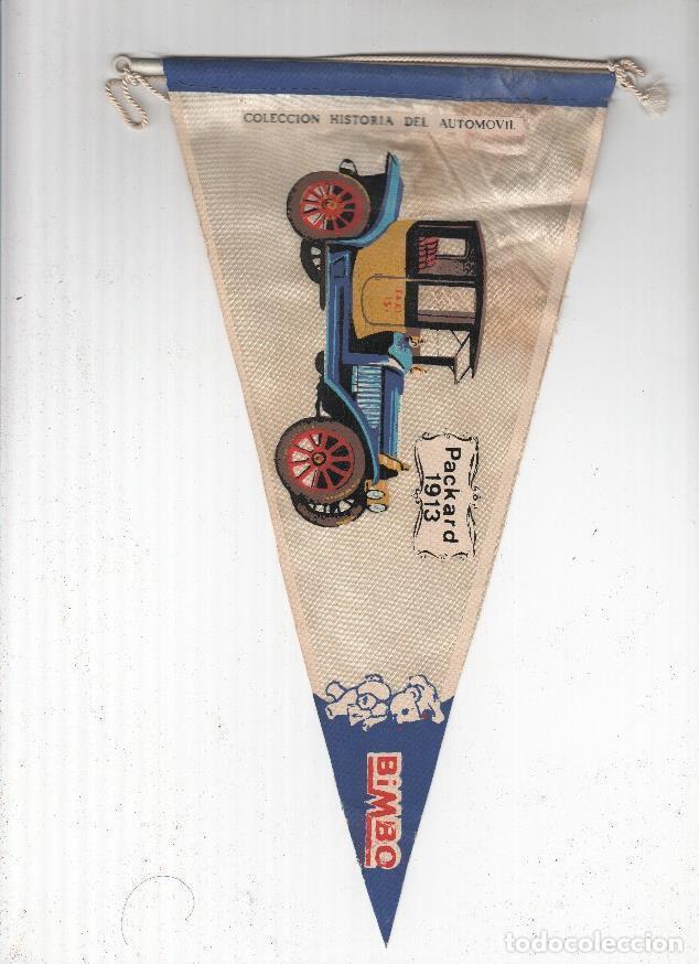 Fanions de collection: BANDERIN: Coleccion Historia del Automovil de BIMBO, Numero 12: PACKARD 1913 - VARIOS