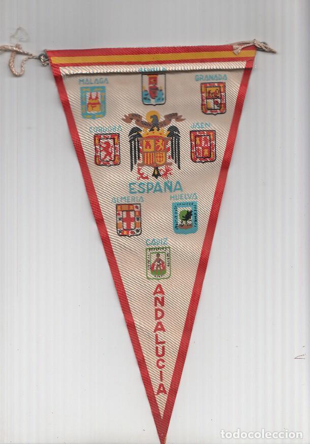 Fanions de collection: BANDERIN: ANDALUCIA - Ilustracion de escudos de las Provincias de Andalucia - VARIOS