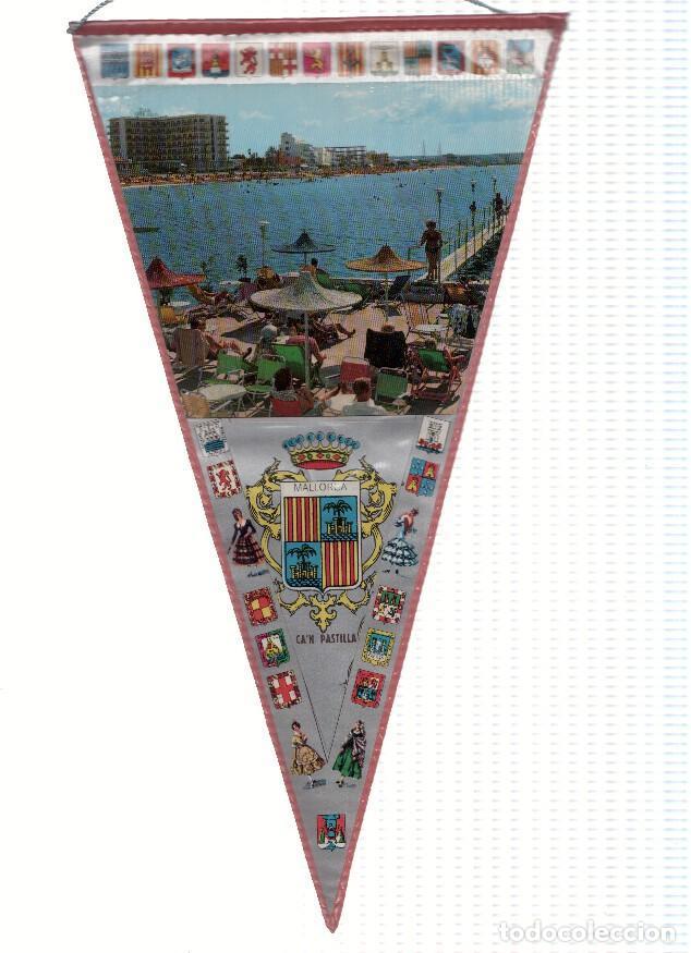 Collection pennants: BANDERIN: CA'N PASTILLA, Mallorca - Imagen de la Playa de Ca'n Pastilla en Mallorca - Varios