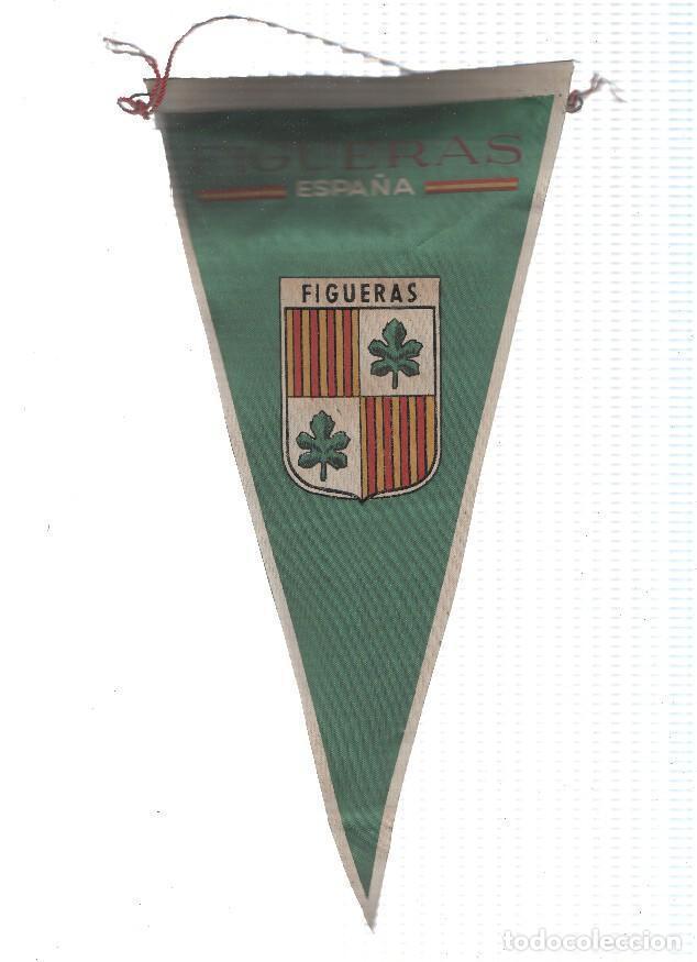 Collection pennants: BANDERIN: FIGUERAS (Girona) - Ilustracion del escudo de la localidad - VARIOS