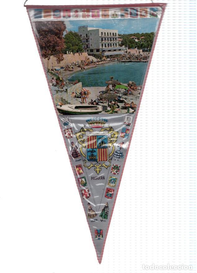 Collection pennants: BANDERIN: PEGUERA, Mallorca - Imagen de la Playa de Peguera y Hotel Carabela - Varios