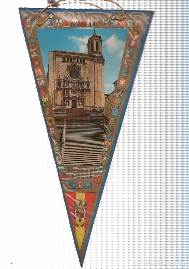 Collection pennants: BANDERIN: GIRONA - Imagen de la Catedral de Santa Maria de Girona desde la Plaza de la Catedral - VA