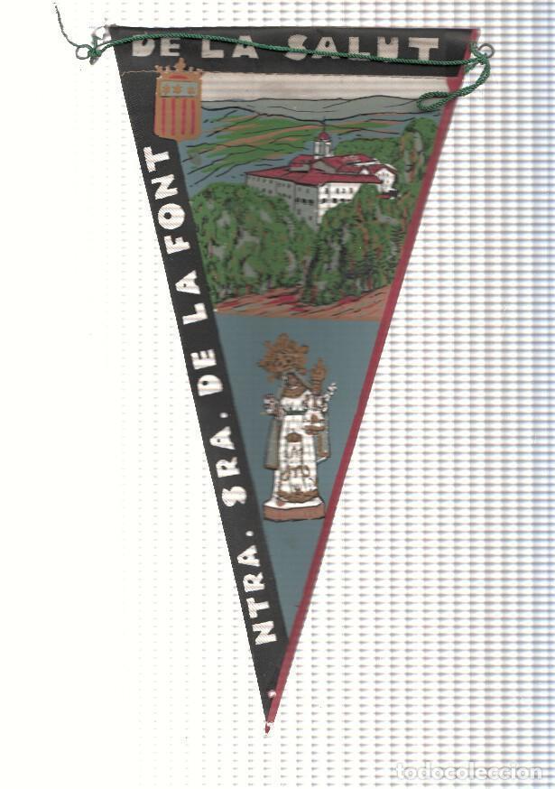 Collection pennants: BANDERIN: TERRADES, Girona - Ilustracion del Santuario y la Imagen de Nostra Senyora de la Font de l