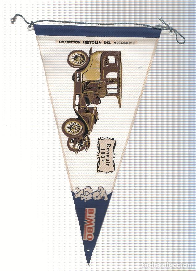 Sammlung von Wimpeln: BANDERIN: RENAULT 1907 - Bimbo Coleccion Historia del Automovil (2A) - VARIOS