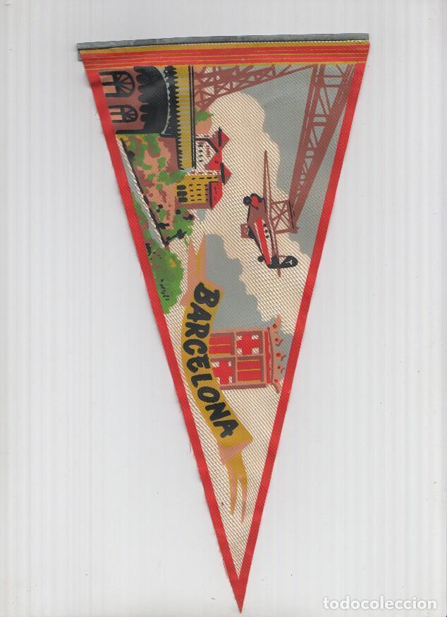 Sammlung von Wimpeln: Banderin: BARCELONA- Ilustracion del AVION del Parque de Atracciones del TIBIDABO - VARIOS