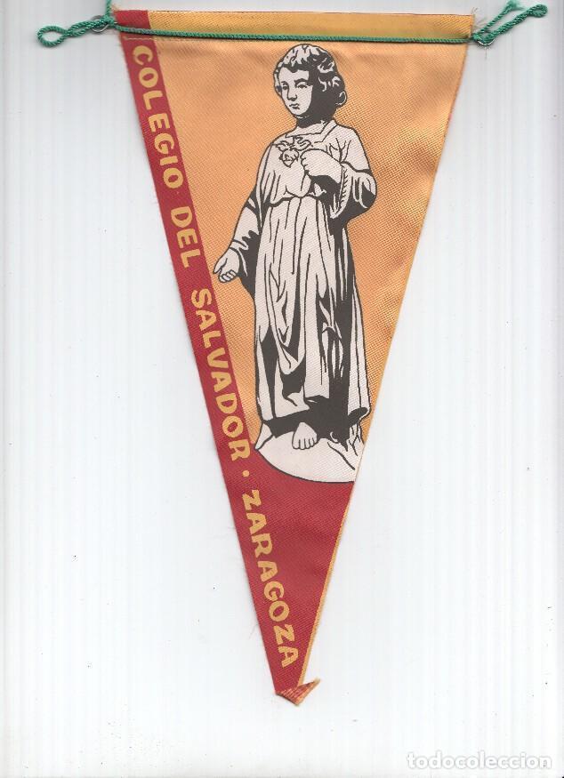 Banderines de colecci&oacute;n: BANDERIN: ZARAGOZA - Ilustracion del NI&Ntilde;O JESUS del Colegio del Salvador de Zaragoza - VARIOS