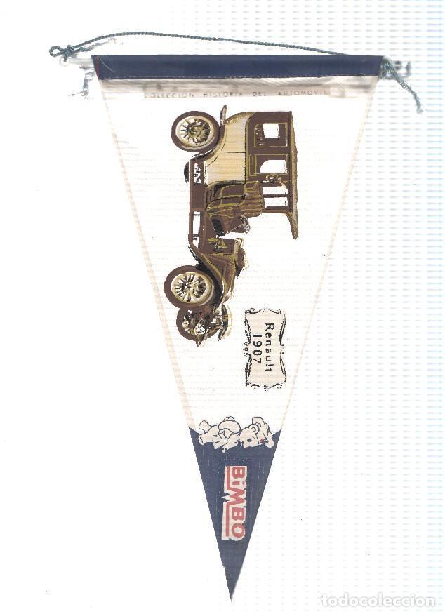 Sammlung von Wimpeln: Banderin de tela de la Coleccion: Historia del Automovil de BIMBO Numero 2A: RENAULT 1907 - Varios