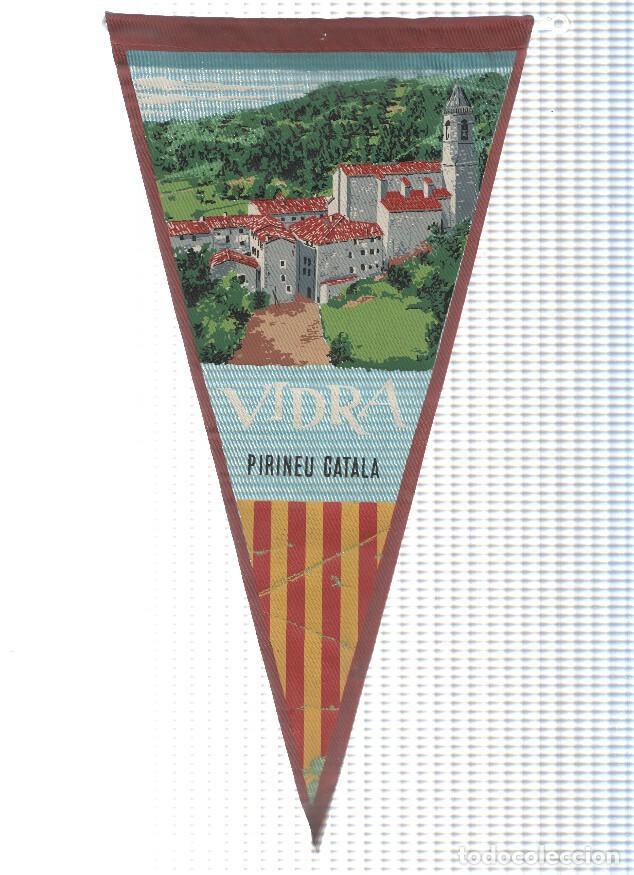 Sammlung von Wimpeln: BANDERIN: VIDRA, Girona: Ilustracion del pueblo de VIDRA - Irupe