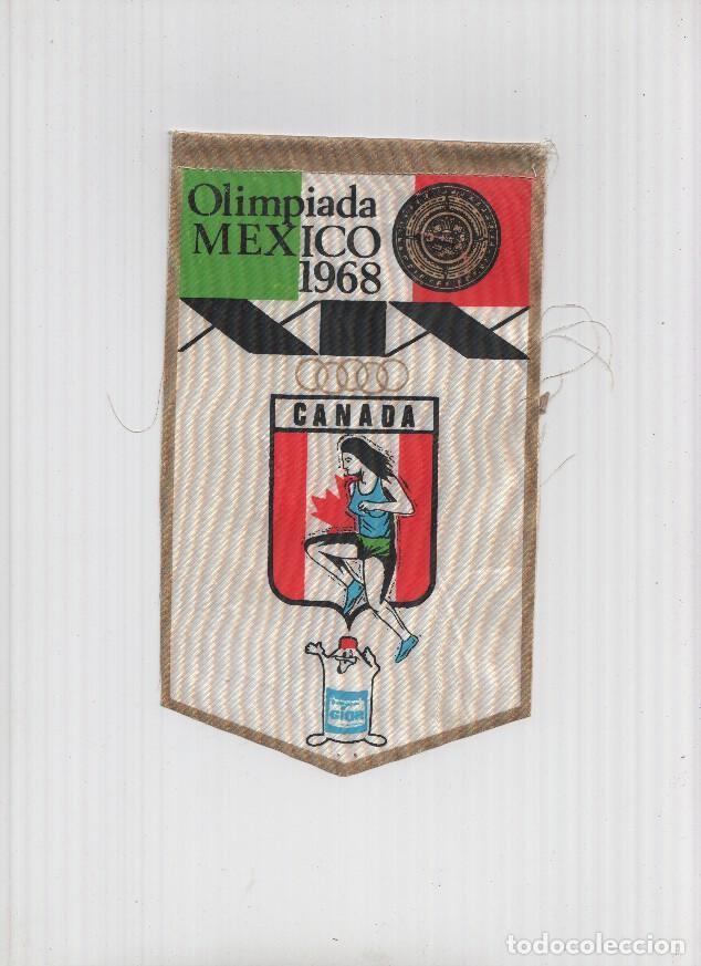 Sammlung von Wimpeln: Banderin Olimpiada Mexico 1968 : Canada (Editor detergentes Gior)