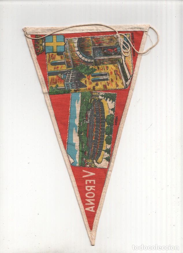 Sammlung von Wimpeln: BANDERIN: VERONA (Italia) - Ilustracion de Romeo y Julieta y LA ARENA de Verona (Dos Caras) - VARIOS