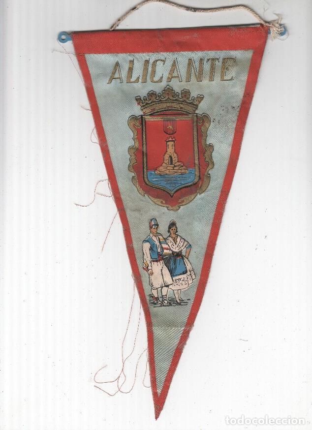 Sammlung von Wimpeln: BANDERIN: ALICANTE - Escudo y Trajes tipicos - VARIOS