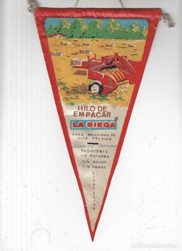 Sammlung von Wimpeln: BANDERIN: LA SIEGA, hilo de empacar - Banderin Promocional de la marca para agricultura LA SIEGA - V