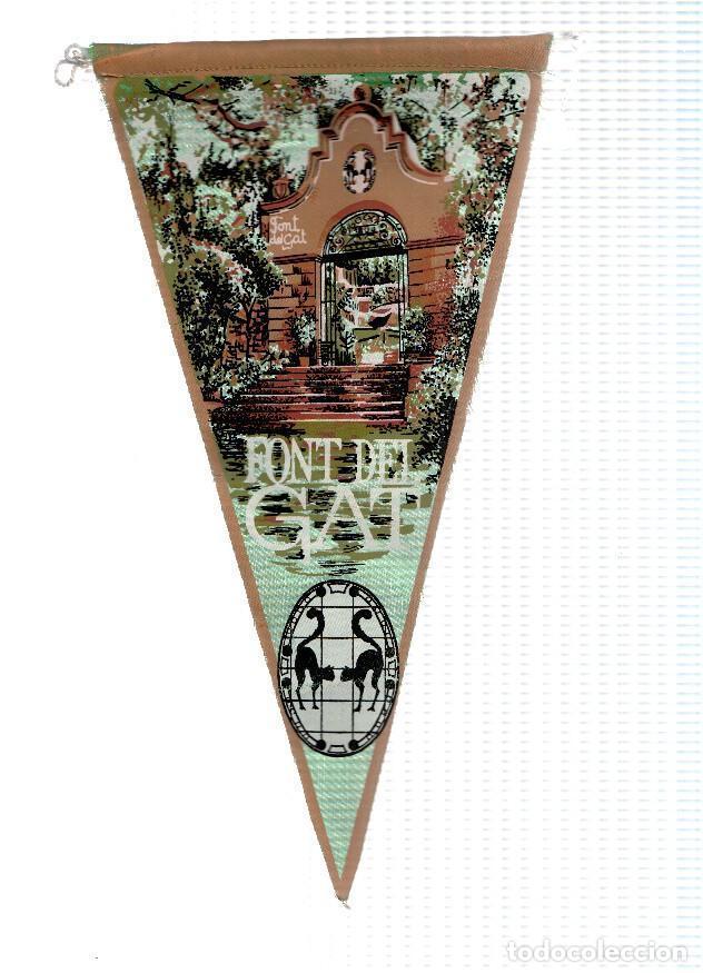 Sammlung von Wimpeln: BANDERIN: BARCELONA - Ilustracion de la puerta de Puig i Cadafalch de la FONT DEL GAT de BARCELONA -