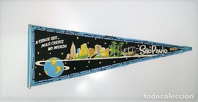 Sammlung von Wimpeln: BANDERIN: BRASIL - SAO PAULO: A Cidade que mais cresce do mundo - VARIOS