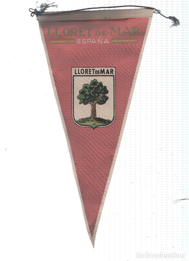 Bandierine di collezione: BANDERIN: LLORET DE MAR (Girona) - Ilustracion del escudo de la localidad - VARIOS