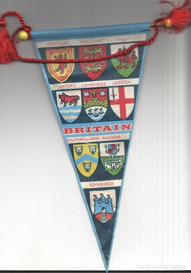Fanions de collection: BANDERIN: BRITAIN - Escudos de GRAN BRETA&Ntilde;A - VARIOS