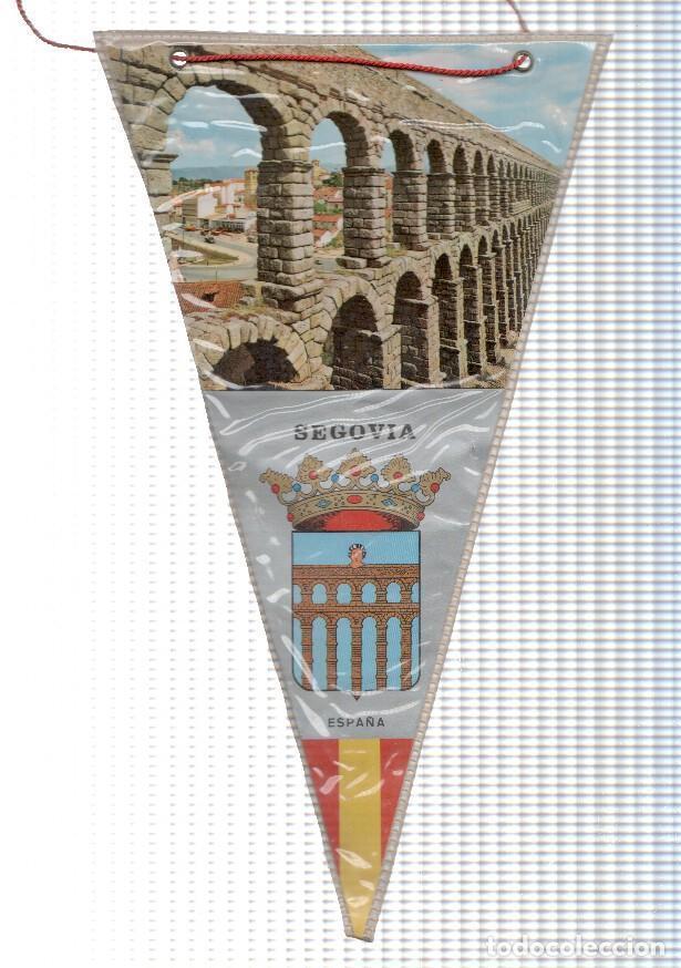 Sammlung von Wimpeln: BANDERIN: SEGOVIA- Vista de la localidad desde el Acueducto de Segovia - VARIOS