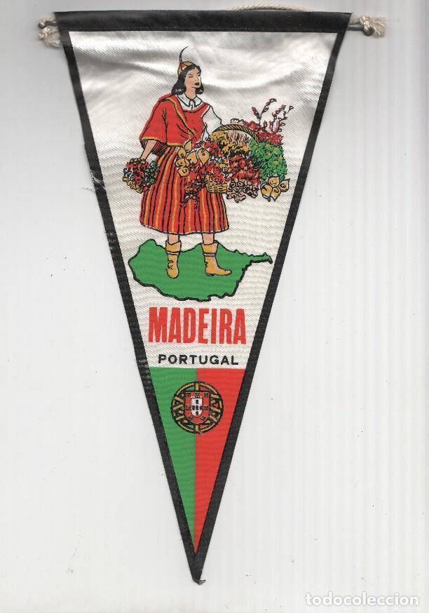Sammlung von Wimpeln: BANDERIN: MADEIRA, Portugal - Trajes tipicos de Villana con cesto de flores - VARIOS