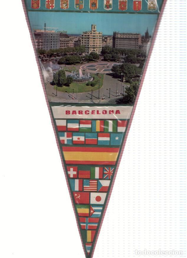 Collection pennants: BANDERINES: BARCELONA - Imagen aerea diurna de la PLAZA CATALUNYA - Varios