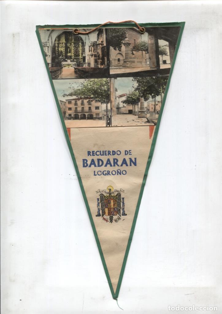 Collection pennants: BANDERIN: Recuerdo de BADARAN, Logro&ntilde;o -