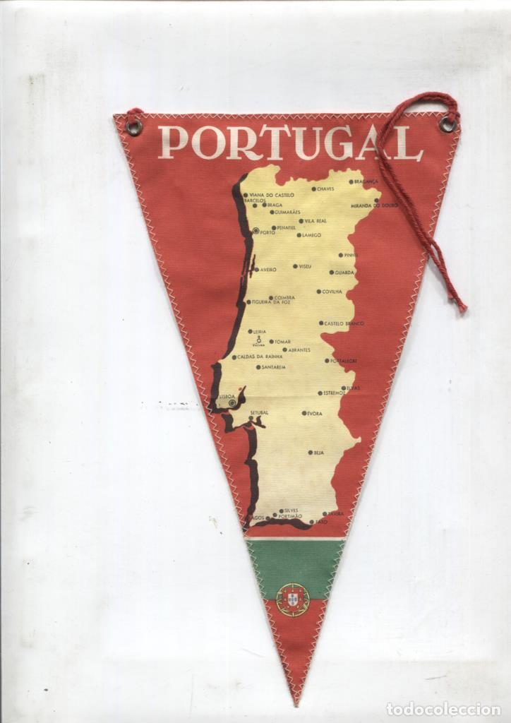 Collection pennants: BANDERIN: Mapa de Portugal -