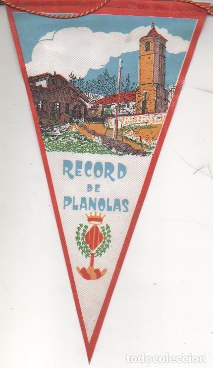 Collection pennants: Banderin E00176: Banderin Record de Planolas