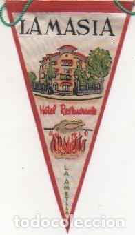 Sammlung von Wimpeln: Banderin E00203: Banderin La Masia, Hotel Restaurante, La Ametlla