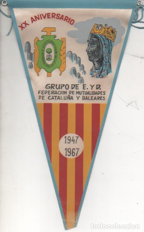 Sammlung von Wimpeln: Banderin E00397: Banderin XX aniversario Grupo de E.YD. 1947-1967