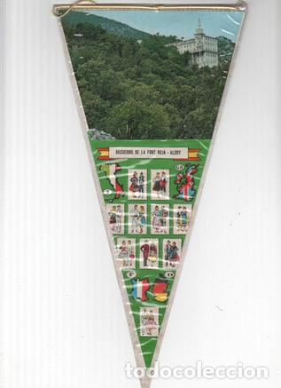 Fanions de collection: BANDERIN: ALCOY - Recuerdo de la Font Roja de Alcoy - VARIOS