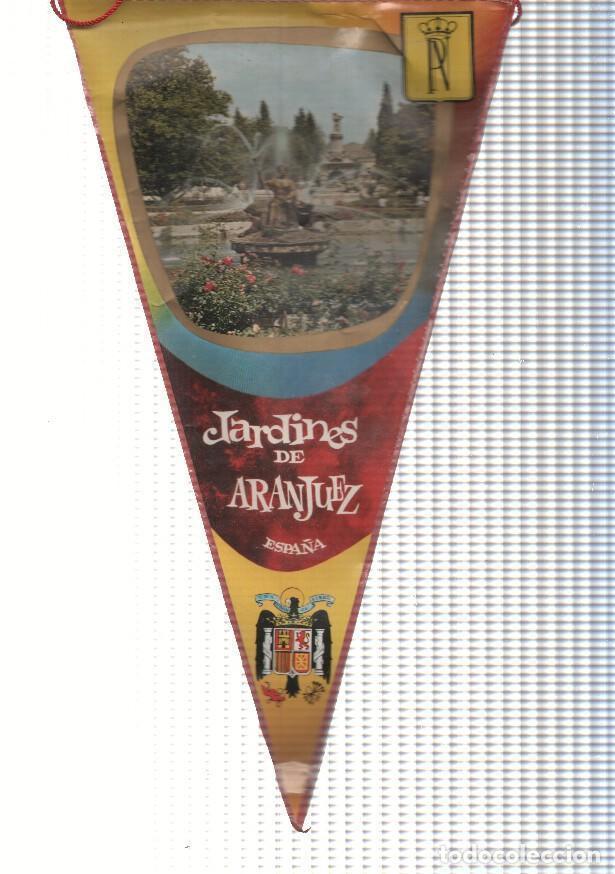 Fanions de collection: BANDERIN: ARANJUEZ - Imagen de los Jardines del PALACIO REAL DE ARANJUEZ (Patrimonio Nacional) - VAR