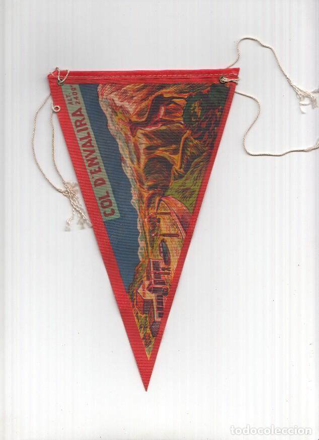 Fanions de collection: BANDERIN: COL D,ENVALIRA / PAS DE LA CASA (Ilustracion en Ambas caras) - Varios