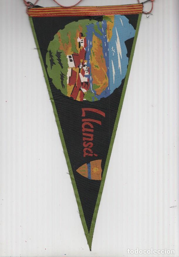 Collection pennants: BANDERIN: LLANSA, Girona - Ilustracion aerea de la localidad y escudo - VARIOS