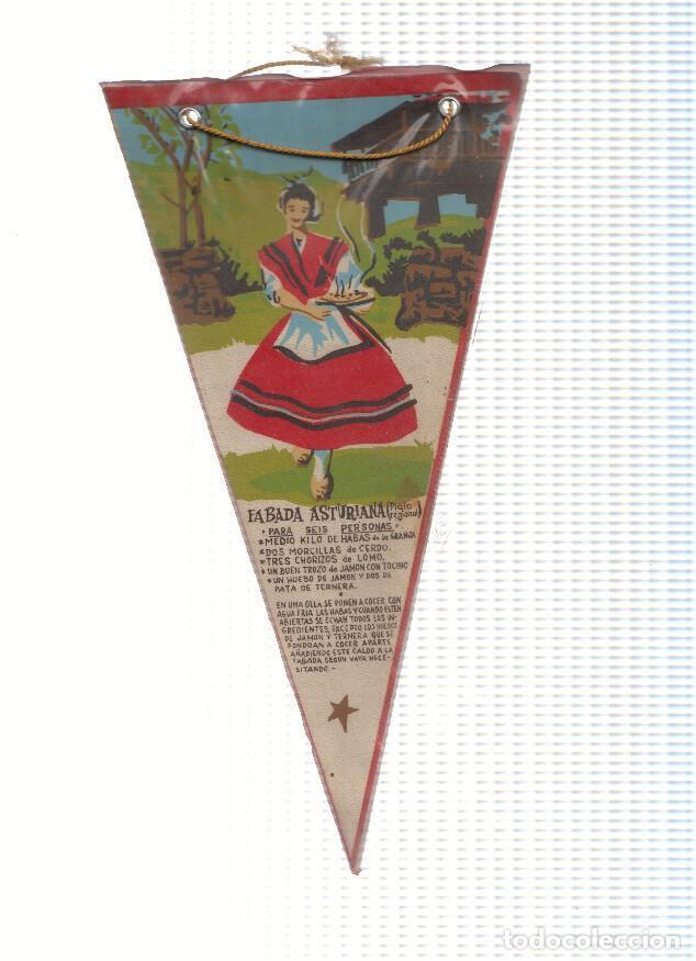 Collection pennants: BANDERIN: FABADA ASTURIANA - Ilustracion de Asturiana con Receta de Fabada Asturiana - Varios