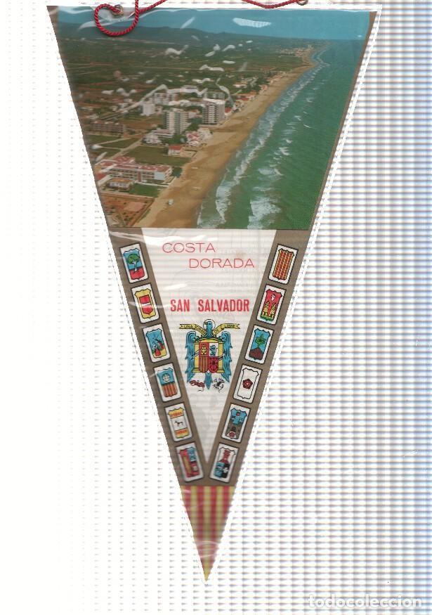 Collection pennants: BANDERIN: SANT SALVADOR, Costa Dorada - Imagenen aerea de la localidad - VARIOS